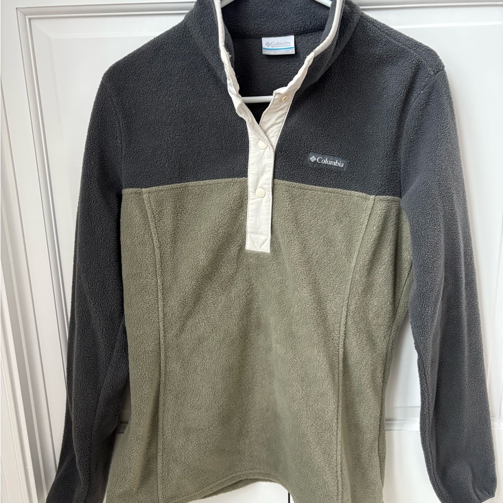 Columbia Gray Fleece Pullover